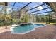 Inviting screened pool and spacious patio area at 8681 Crested Eagle Pl, Sanford, FL 32771