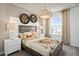 Bright bedroom with a queen bed and tiger-themed bedding at 10274 Hadley St, Orlando, FL 32829