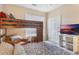Bedroom with built-in bunk bed, ideal for  at 3177 Feltrim Pl # 104, Kissimmee, FL 34747