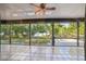 Spacious screened-in porch overlooking the backyard at 4834 Hall Rd, Orlando, FL 32817