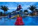 Fun water playground with slides and water features at 8881 Qin Loop, Kissimmee, FL 34747