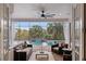 Relaxing poolside patio with seating and screened enclosure at 1869 Merlot Dr, Sanford, FL 32771