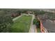 Aerial view showing community layout with green spaces and residential buildings at 1341 Arbor Vista Loop # 213, Lake Mary, FL 32746