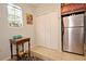 Kitchen with stainless steel refrigerator and ample cabinet space at 1341 Arbor Vista Loop # 213, Lake Mary, FL 32746
