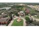 Aerial view of community with pool and lush green surroundings at 1341 Arbor Vista Loop # 213, Lake Mary, FL 32746