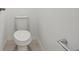 Small bathroom with toilet and grab bars at 4710 Jasmine Ct, Leesburg, FL 34748