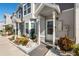 Townhome entrance with landscaping and walkway at 4522 Brook Hollow Cir, Winter Springs, FL 32708