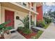 Front door entrance with landscaping and mailbox at 4786 Tangerine Ave # 4786, Winter Park, FL 32792