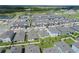 Aerial view of neighborhood with various houses and landscaping at 5086 Rain Shadow Dr, St Cloud, FL 34772