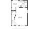 One-story floor plan with kitchen, dining area and living room at 1702 Silver Creek Ct # 94, Orlando, FL 32807