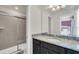 Simple bathroom with a single sink and shower/tub combo at 3032 Mahalo Dr, Davenport, FL 33897