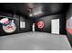 Finished garage featuring fun wall art at 3032 Mahalo Dr, Davenport, FL 33897