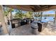 Community outdoor kitchen with grills at 1065 S Hiawassee Rd # 1428, Orlando, FL 32835