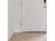 Front entry with white door and light brown tile floor at 1209 Limbali St, Mount Dora, FL 32757