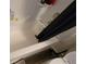 Bathroom with tub shower, toilet and sink at 4400 Thornbriar Ln # 201, Orlando, FL 32822