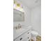 Modern bathroom with updated vanity and gold fixtures at 5105 Forestgreen W Dr, Lakeland, FL 33811