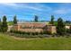 Eagletail Landings community entrance sign with landscaping at 6817 Serpent Hawk Lane St, Howey In The Hills, FL 34737