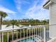 Balcony view overlooking a lake and community at 8020 Shaker St, Kissimmee, FL 34747