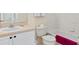 Bathroom featuring a bathtub, single vanity, and toilet at 148 Brunello Dr, Davenport, FL 33897