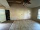 Large living room with high ceilings needs renovation at 3814 Ne 5Th St, Ocala, FL 34470