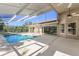 Screened pool and patio area, great for entertaining at 5418 Deerfoot Ct, Orlando, FL 32821