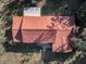Top-down view of the home's red tile roof at 3250 Mountain Lake Cutoff Rd, Lake Wales, FL 33859