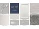 Material options for Lot 187 Rosa Floorplan, including flooring, cabinets, and countertops at 5084 Rain Shadow Dr, St Cloud, FL 34772