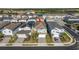Aerial view of the house and surrounding community at 7400 Oakmoss Loop, Davenport, FL 33837