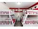 Mickey Mouse themed bedroom with two bunk beds at 1540 Maidstone Ct, Davenport, FL 33896