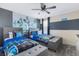 Star Wars themed bedroom with twin beds, nightstands, and Star Wars bedding at 1540 Maidstone Ct, Davenport, FL 33896