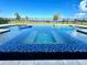 Beautiful saltwater pool with spa and lake views at 16779 Broadwater Ave, Winter Garden, FL 34787
