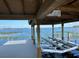 Covered boat lift at the end of the dock at 16779 Broadwater Ave, Winter Garden, FL 34787
