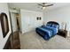 Spacious bedroom with double doors and carpeting at 16779 Broadwater Ave, Winter Garden, FL 34787