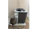 New central AC unit installed outside the home at 1009 Herndon St, Leesburg, FL 34748