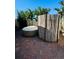 Private hot tub with bamboo privacy screen at 2025 St George Dr, Davenport, FL 33837
