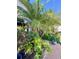 Lush tropical landscaping at 2025 St George Dr, Davenport, FL 33837