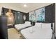 Star Wars themed bedroom with twin beds, themed decor, and ample closet space at 2468 Dubai St, Kissimmee, FL 34747
