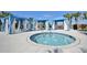 Relaxing hot tub with private cabanas at 2468 Dubai St, Kissimmee, FL 34747