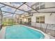 Private screened pool with ample deck space at 2468 Dubai St, Kissimmee, FL 34747