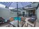 Private screened-in pool with patio furniture at 4819 Memories Ln, Kissimmee, FL 34746