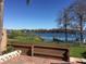 Stunning lake view from the backyard patio at 616 Georgetown Dr # B, Casselberry, FL 32707