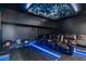 Awesome home theater with star ceiling and leather seating at 8404 Secret Key Cv, Kissimmee, FL 34747