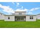 Covered patio with brick flooring and sliding glass doors at 15065 Willow Ridge Dr, Montverde, FL 34756