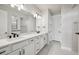 Elegant Primary bathroom with double vanity and modern finishes at 15065 Willow Ridge Dr, Montverde, FL 34756