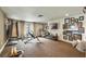 Home gym with various workout equipment and mirrors at 2550 Venetian Way, Winter Park, FL 32789