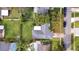 Aerial view of the house and surrounding neighborhood at 5125 Formby Dr, Orlando, FL 32812