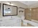 Bathroom with tub, shower, and updated vanity at 725 Northlake Blvd # 45, Altamonte Springs, FL 32701