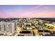 City skyline aerial view at sunset or sunrise at 155 S Court Ave # 2609, Orlando, FL 32801
