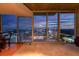 Living area with city views and balcony access at 155 S Court Ave # 2609, Orlando, FL 32801