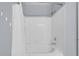 Clean bathroom with a bathtub and shower combination at 204 E South St # 1055, Orlando, FL 32801